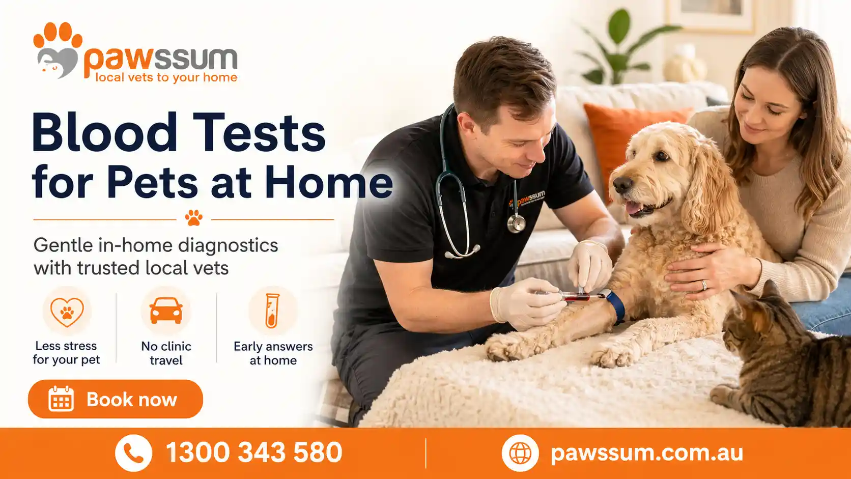 Pet Blood Tests at Home: A Calmer Way to Check Your Pet’s Health | Pawssum Mobile Vets