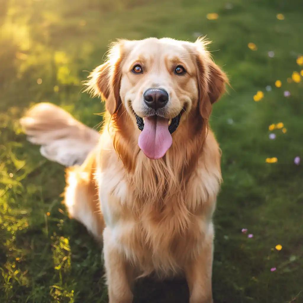 Happy healthy pet