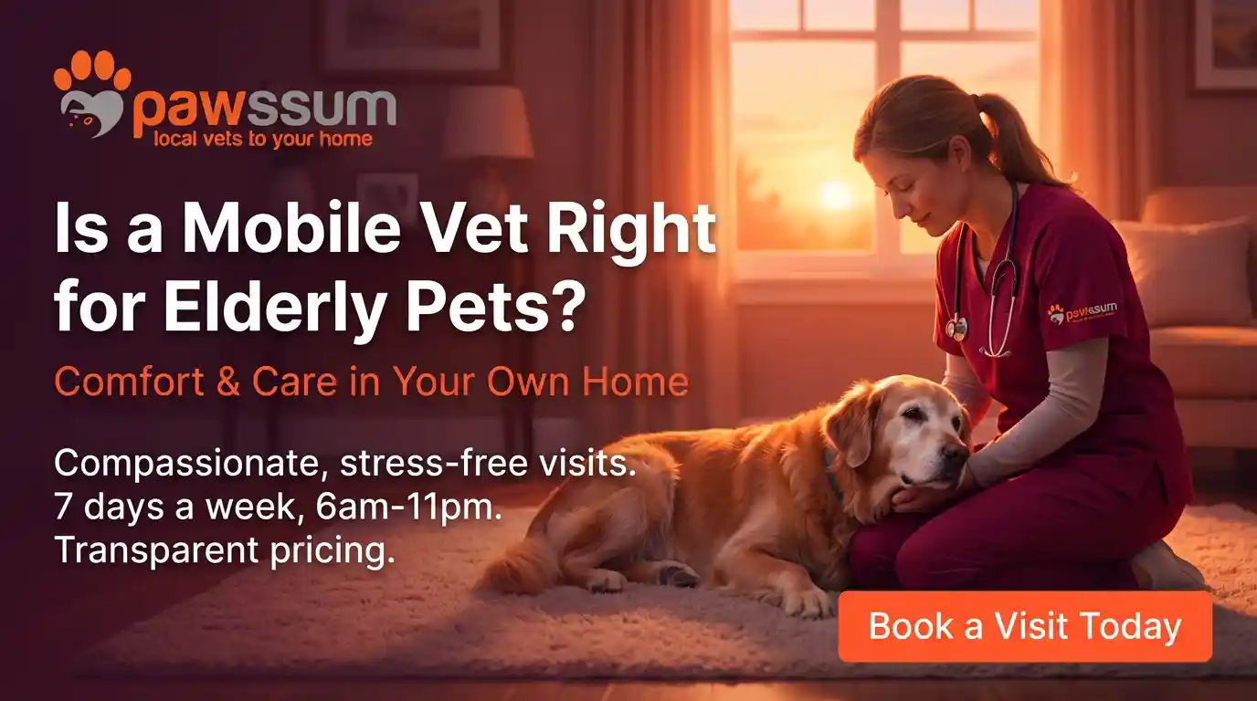 Is a Mobile Vet Right for Elderly Pets. An Australian Veterinarian Explains