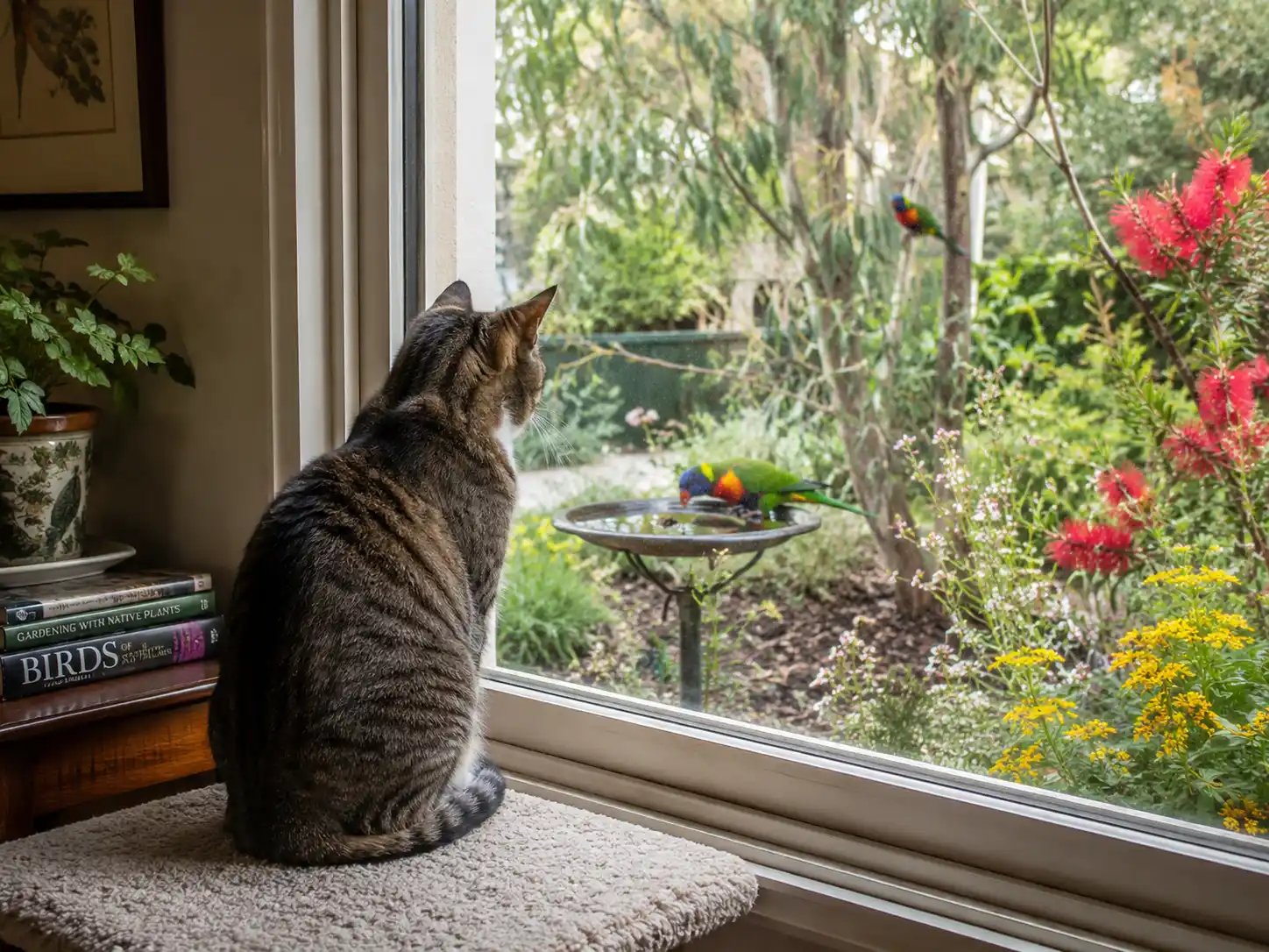 cat birds flu